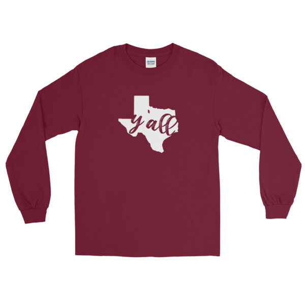 texas y'all long sleeve shirt